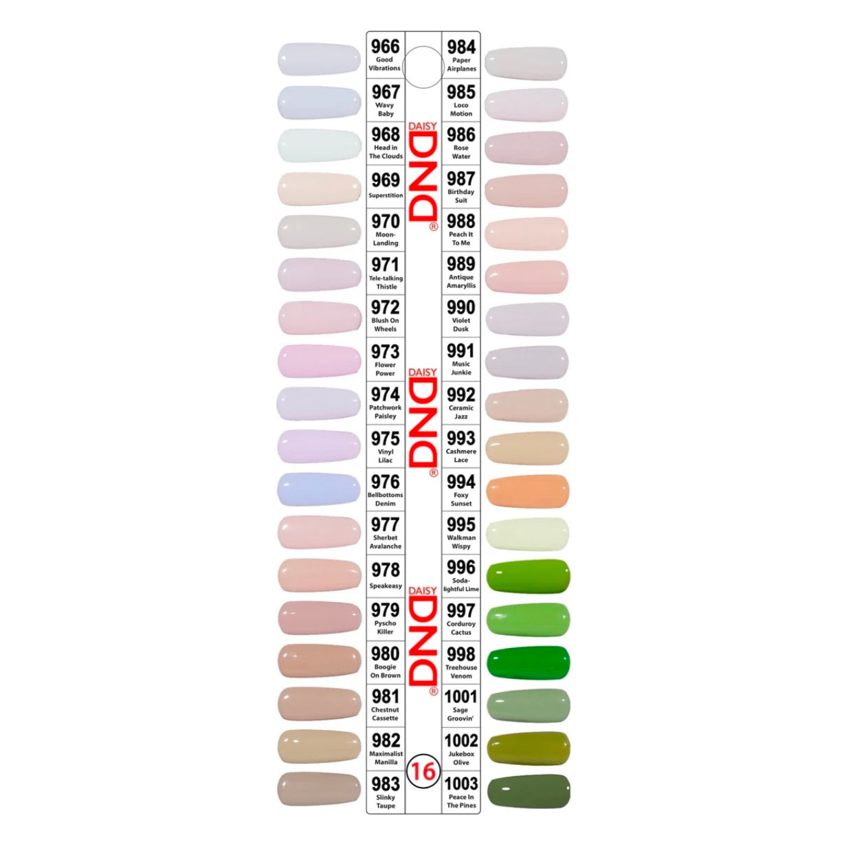 DND Duo Color Swatch #16 (966 - 1003)