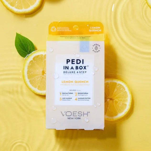 VOESH Pedi In A Box: Deluxe 4 Step - Lemon Quench