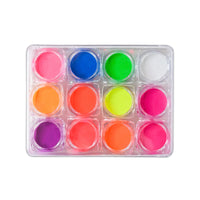 RNS Neon Pigments 12 Colors Nail Art Effects